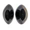 Hello Honey® 3" Black Horn Salt & Pepper Shaker Set